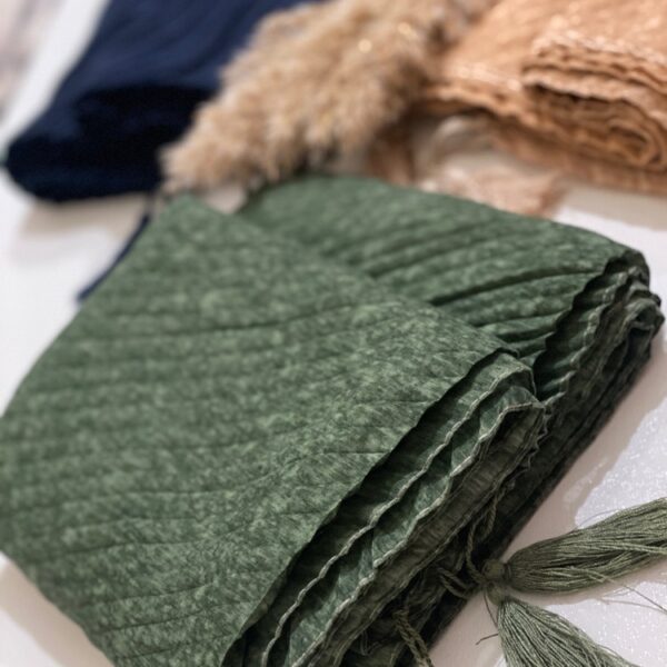 شال های پلیسه نخی