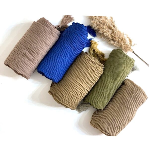 شال های پلیسه نخی