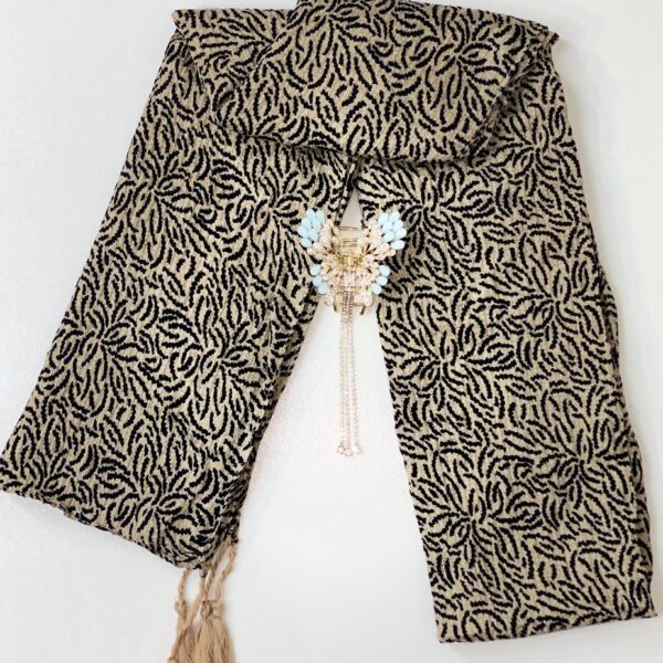 شال های پلیسه طرحدار