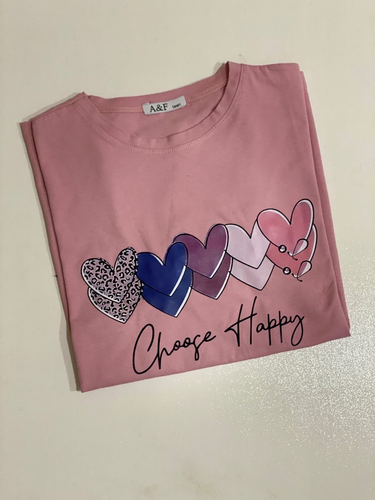 تیشرت چاپ قلبی Image 5