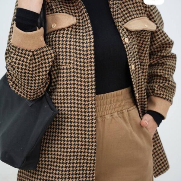 پالتو پیچازی با فوتر کوبیده